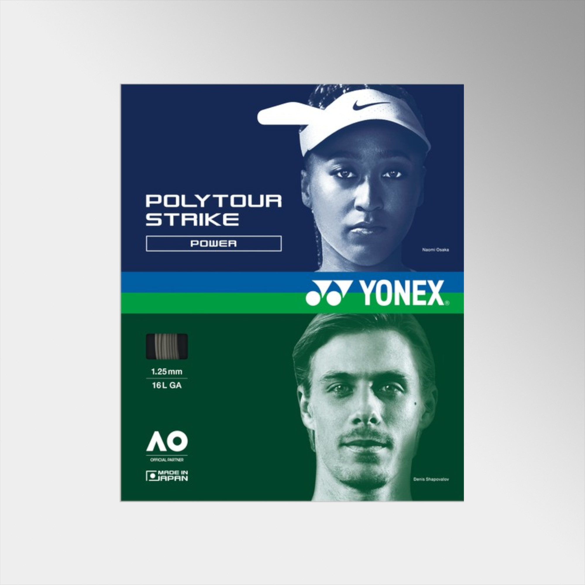 POLYTOUR STRIKE 125 Tennis String Set - Control, Precision POLYTOUR STRIKE 125 Tennis String Set - Control, Precision