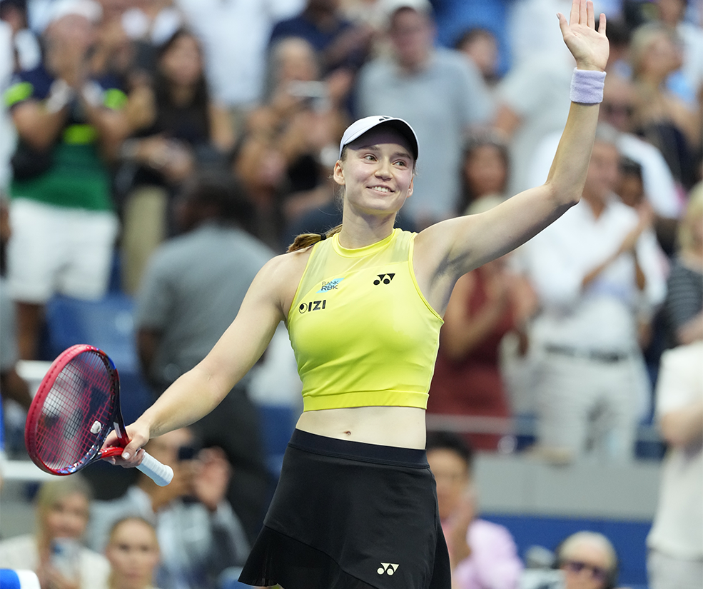 Rybakina Lets Her Tennis Speak in New York
