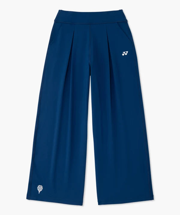 NATURE SERIES PLEATED WIDE-LEG PANTS